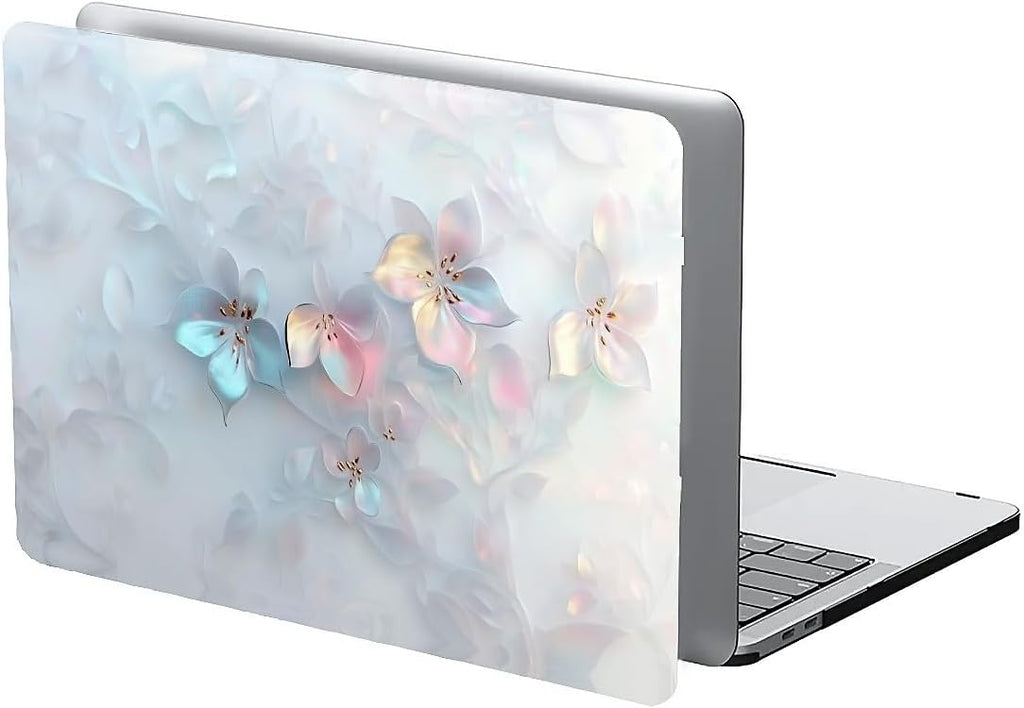Compatible with MacBook Air 13.3 13.6 Inch Case 2022 2021 2020 2019 Plastic Hard Shell Case Cover,13.6 Air (A2681) M2 2022, Floral