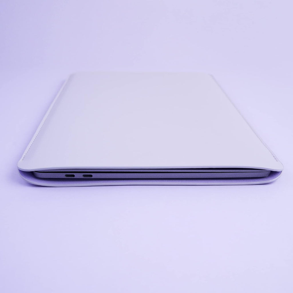 Laptop Sleeve 13 Inch Compatible with New MacBook Air 13 2018-2024, MacBook Pro 13 2016-2022 Color Light Purple