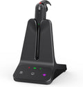 Yealink DECT Wireless Headset WH63 E2,Teams Certified,Single Ear(Mono) Office Headset for Desk Phone and Computer Softphone,Noise Cancelling Mic, 607Ft Range,3 Wearing Styles