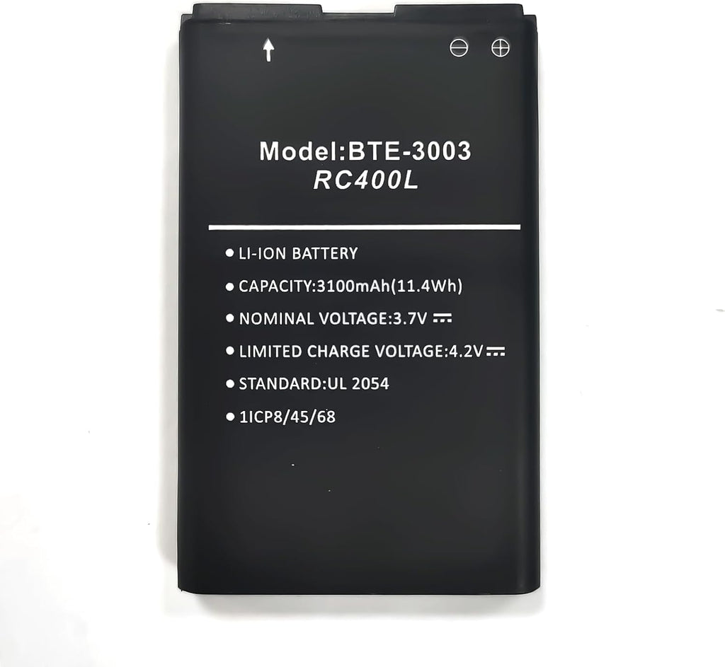 BTE-3003 Battery 3100mAh High Capacity Replacement Li-ion Battery for Veri zon Or bic Speed Mobile Hotspot RC400L BTE-3003
