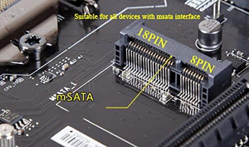 SSD mSATA 120GB Dogfish Internal Solid State Drive High Performance Hard Drive for Desktop Laptop SATA III 6Gb/s (120GB MSATA)