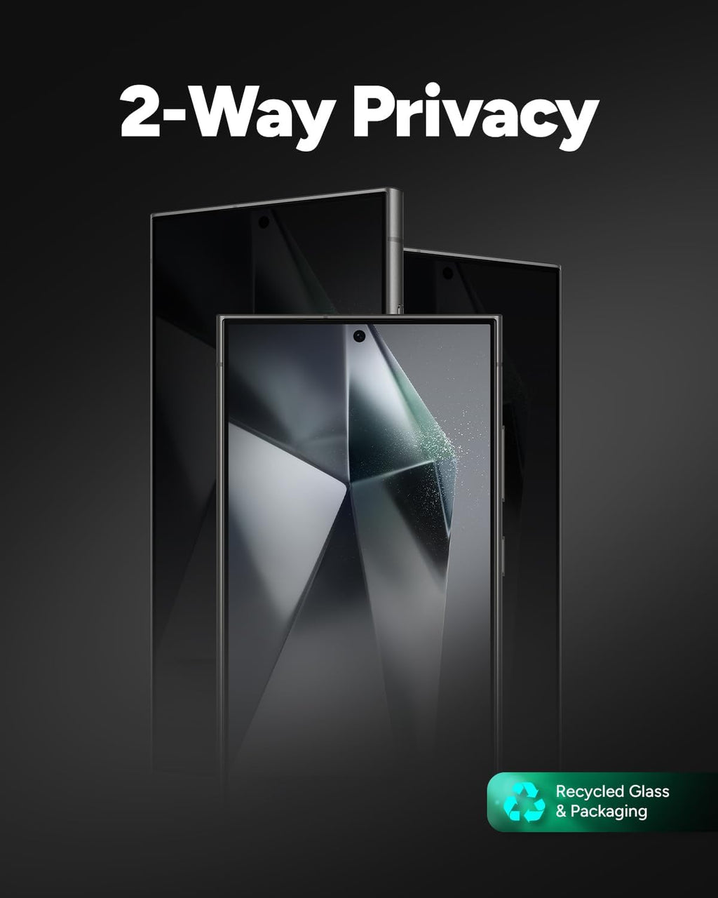 ZAGG InvisibleShield Glass Elite Privacy iPhone 15 Plus Screen Protector - 5X Stronger with Reinforced Edges, 2-Way Privacy Filter, Scratch & Smudge-Resistant Surface, Easy to Install