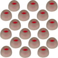 Earbud Tips Replacement - 9 Pairs, Compatible With Powerbeats 2/3, LG & Samsung Earbuds, Red Ear M