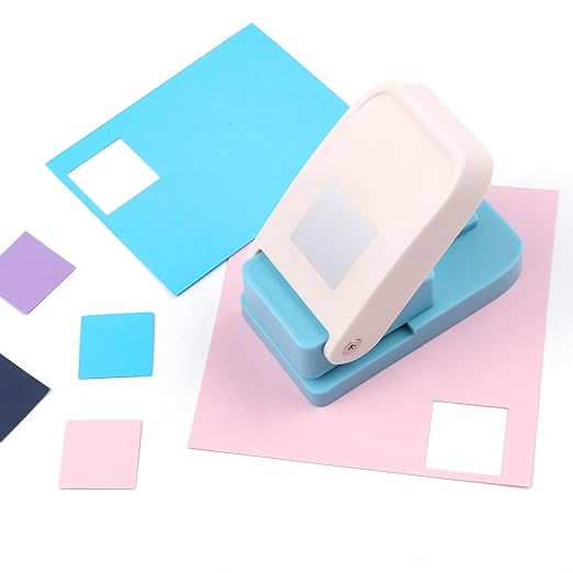 BAOFALI 3 Pcs Square Hole Punch | 1 inch Square Punches | Portable Lever Action - Image 7