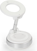 2025 Premium 360° Magnetic Car Phone Mount - Ultra-Strong Vacuum Suction for iPhone 16 Pro Max/Android - Foldable Adjustable Holder for Car/Truck/Gym/Home - Secure No-Slip Design (White)
