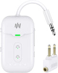 Premium Airplane Bluetooth 5.4 Transmitter Adapter,Supports 2 AirPods/Headphones,Bluetooth Transmitter Receiver with aptX Low Latency,Wireless Adapter for Flight,TV,Gym,Tablets Car Stereo