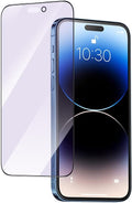 PERFECTSIGHT Anti Blue Light Screen Protector Designed for iPhone 14 Pro 2022 6.1 inch, 6X Stronger HD Clear Blue Light Blocking Tempered Glass - Eye Protection Anti Eye Fatigue Eye Dry Bubble Free