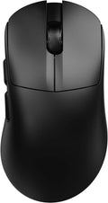 AJ179 V2 Triple Mode (2.4G/Wired/Bluetooth 5.2) Gaming Mouse, 12000 DPI, 56g Ultra-Light, Programmable 6 Buttons, 1000Hz Polling Rate, Ergonomic Right-Hand Design for Computer Laptop PC, Black