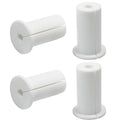 4pc Starlink Cable Grommet 1" Silicone Waterproof Wall Hole Pass Through Split Cable Bushings for TV Wire Ethernet Cord, Starlink Cable Routing Kit Accessories, 52.5mm/2.07" Ht, White