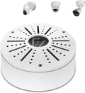 WEILAILIFE 【Compatible Almost All Cameras Type】 Universial Camera Junction Box Metal Universal Bullet Security Camera Junction Box Mount Bracket, Metal Indoor/Outdoor Camera Junction Box