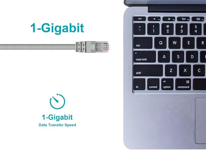 Monoprice 1FT 24AWG Cat5e 350MHz UTP Ethernet Bare Copper Network Cable - Image 5