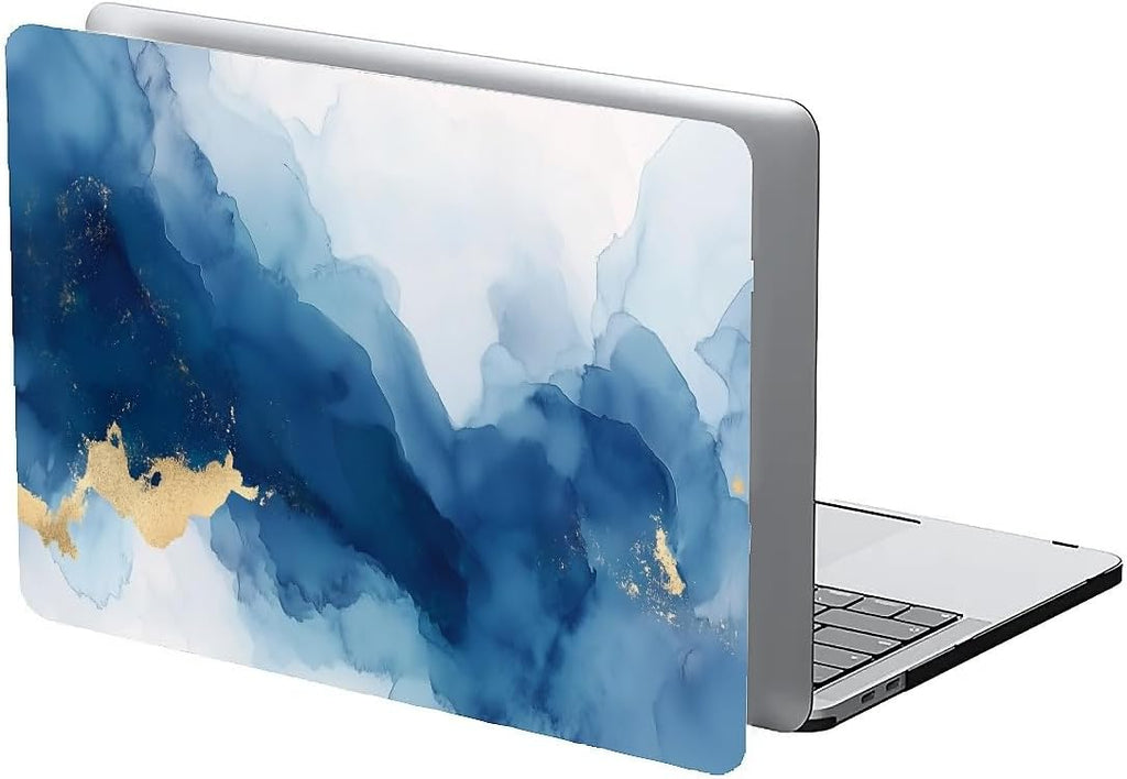 Compatible with MacBook Air 13.3 13.6 Inch Case 2022 2021 2020 2019 Plastic Hard Shell Case Cover,13.3 Air (A1932/A2179/A2337), Blue Marble