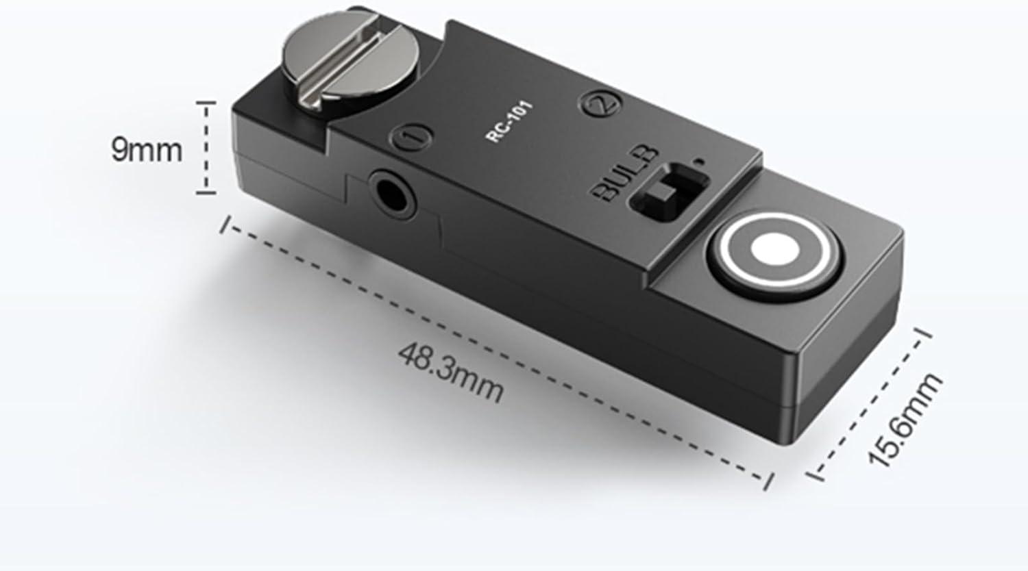 RC-101 S2 Shutter Release Remote Control for Sony a7/a7ii/a7iii/r2/r3/a6500 1/4 Stabilizer Extension Photo Key Accessories. Small Size Remote Control