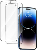 PERFECTSIGHT 2 Pack Compatible for iPhone 14 Pro Screen Protector 6.1 Inch, [ 6X Strogner ] HD Clear Premium Tempered Glass Case Friendly 9H Hardness Bubble Free Easy Installation