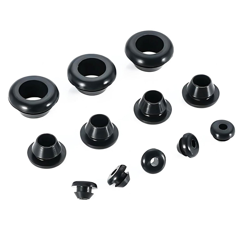 Qrity 20 PCS Rubber Grommets Cable Railing, Car Grommet, Cable Railing Protective Sleeves for Metal Posts, ID 5mm Mount Dia 8mm