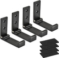 Folding Coat Hooks, Foldable Wall Hooks for Hanging Aluminum Alloy Cloth Hanger Coat Hanger Headphones Holder Headset Wall Hanger Hook- Pack of 4
