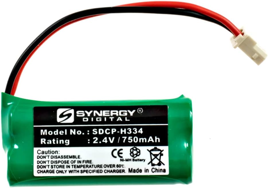 Synergy Digital Cordless Phone Battery, Compatible with AT&T-Lucent BT166342 Cordless Phone Combo-Pack Includes: 2 x SDCP-H334 Batteries