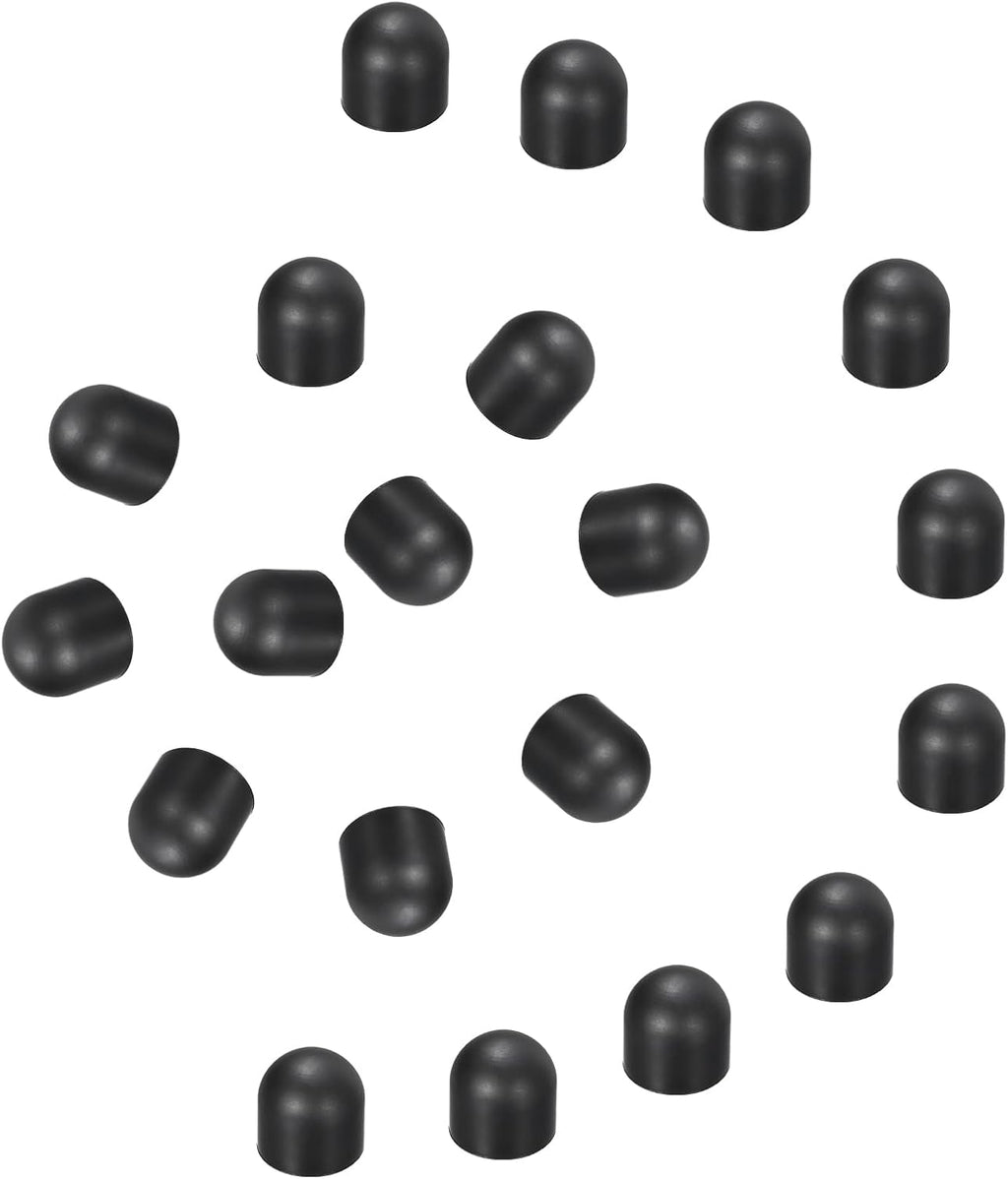 MECCANIXITY 40Pcs Replacement Stylus Pen Tips 10mm Conductive Capacitive Touch Screen Pens Tips Silicone Rubber, Black
