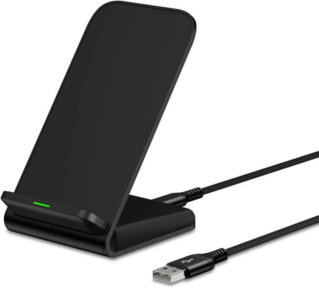 Wireless Charger Samsung Fast Charging Stand for Samsung Galaxy S25 S24 Ultra S24+ S24 S23 FE S22 S21 S20 S10, 15W Android Phone Wireless Charger Stand for Pixel 9 Pro XL Fold 8a 7 Pro, iPhone 16 15
