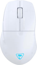 Turtle Beach Pure Air - Ultra-Light Wireless Ergonomic RGB Gaming Mouse, 26K DPI Optical Sensor, 125 Hour Battery, Dual Wireless System, Titan Optical Switches, Bluetooth, RGB Illumination - White