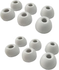 Silicone Ear Tips for Beats Studio Buds Tips Replacement Ear Earbuds Tips Studio Buds+/Fit Pro/Solo Buds for Beats Earbuds, 6 Pairs LMS Gray