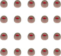 10 Pairs Small Earbud Tips Replacement Ear Tips for in- Ear Headphones Ear Bud Covers Silicone Earbuds Rubber Tips (Clear Red)