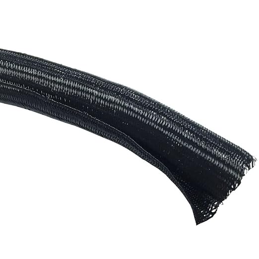 Electriduct 1.25" Hook Self Closing Sleeve Braid Wrap Around Sleeving Flame by Electriduct