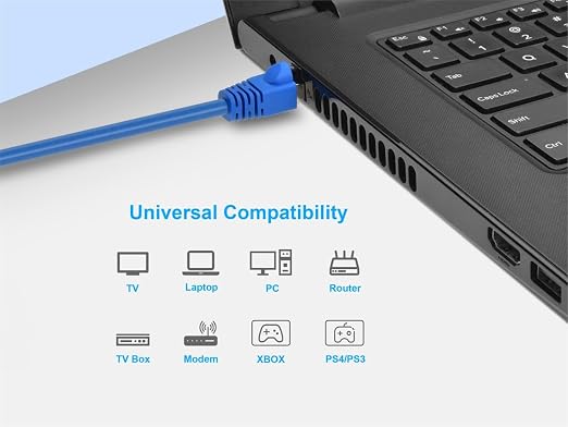 Monoprice Cat6A 2ft Blue Patch Cable Double Shielded 26AWG 10G Pure Bare Copper - Image 6