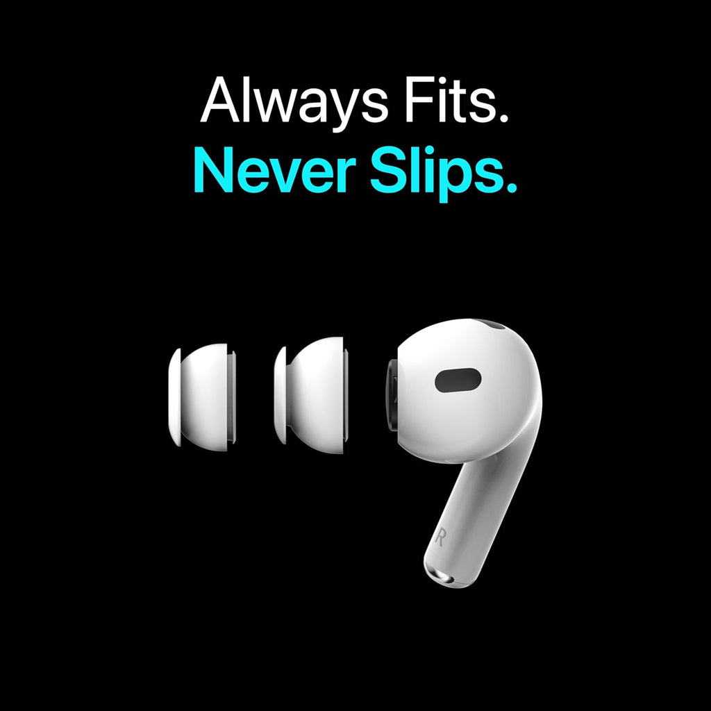 Premium Multi-Flange Eartips for AirPods Pro 1&2 (Small) – Always Fits, Never Slips