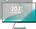 20.1 Inch Desktop Privacy Screen Shield for 4:3 Monitor - Anti Glare Computer Privacy Screen Cover | Blue Light Blocking Screen Protector | Scratch Resistant UV Filter | Attachment Type