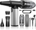 BOBYE Electric Compressed Air Duster & Keyboard Cleaner, 2-in-1 Blower & Vacuum with 180W Brushless Motor, 6000mAh Battery, 3-Gear Adjustable for Computers, Cars, Furniture, and Outdoor Cleaning