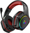 Wireless Gaming Headset 2.4 GHz for Ps5/Ps4/PC, 40 Hr Battery, Lossless Audio Bluetooth 5.3 Wireless Gaming Headphones, Ultra-Stable Connection, Noise-canceling Mic—Compatible with Switch/Mac/Phone