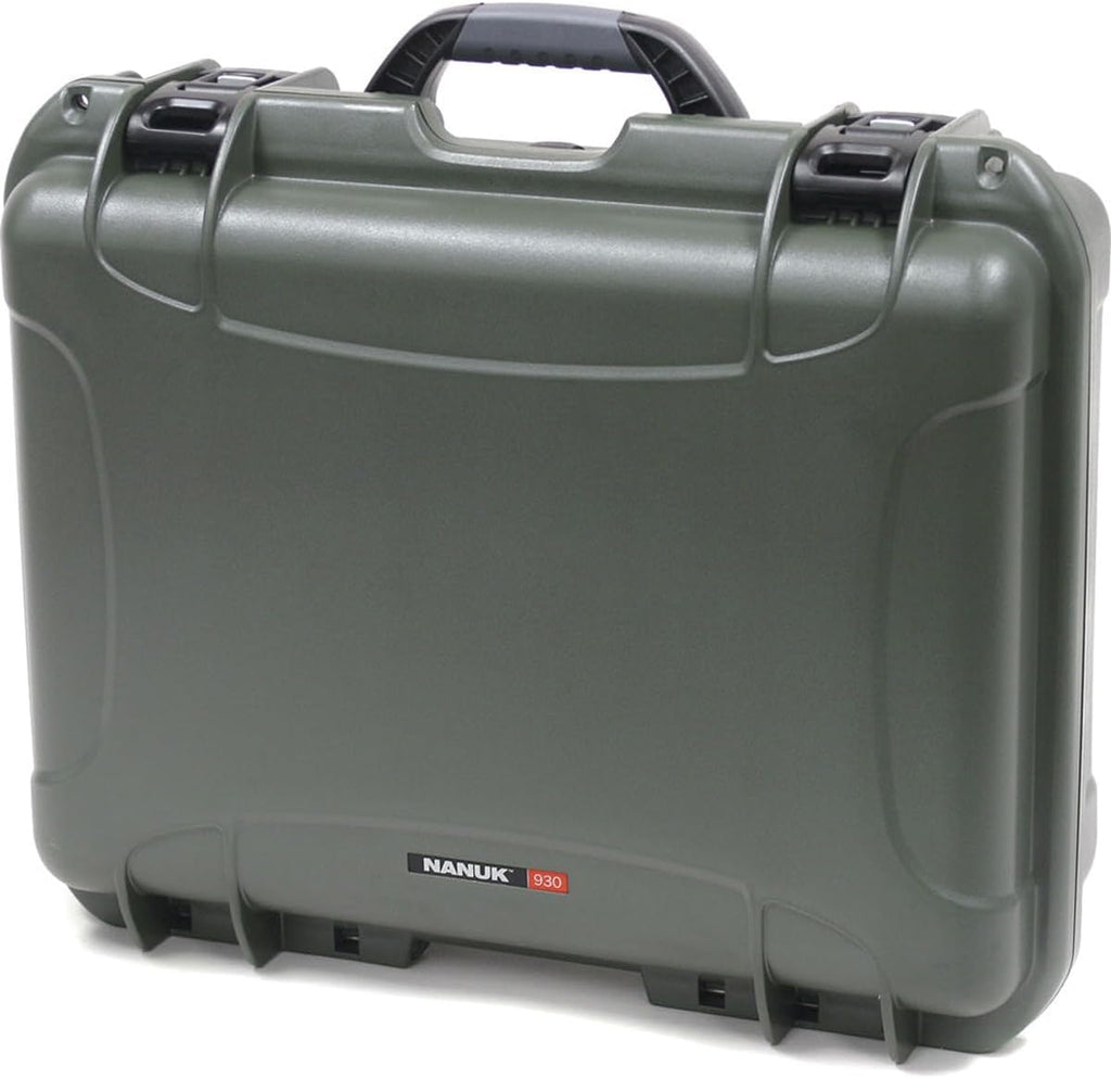 NANUK Large Series 930 Lightweight NK-7 Resin Waterproof Protective Case with Foam, Olive