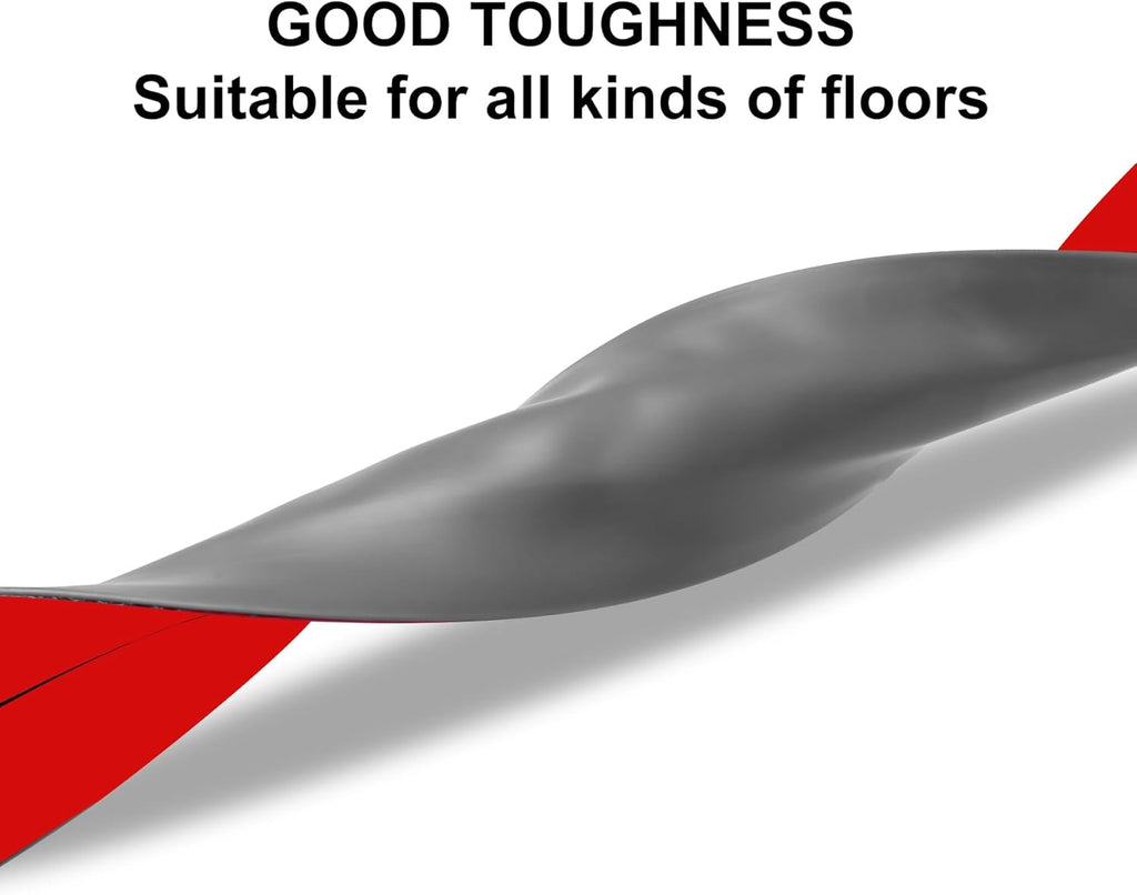 10Ft Floor Cord Cover Gray Silicone Cable Protector Easy to Install Wire Organizer and Hider for Home, Office, Garage (Gray-3m)