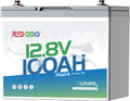 Redodo 12V 100Ah LiFePO4 Battery, Group 24 Rechargeable Lithium Deep Cycle RV Battery, Up to 15000 Cycles, Perfect for RV, Camping, Solar Panel, Off Grid, Kayak Trolling Motor