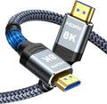 Highwings 8K60HZ HDMI Fiber Optic Cable 2.1 75FT Long, Unidirectional 48Gbps High Speed HDMI Cord 4K120Hz HDCP Compatible for PS5 DVD Player