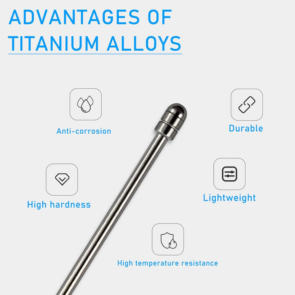 REEYEAR No Worn Out Titanium Alloy Replacement Maker Tips fits for Remarkable 2 Maker Stylus Pen, Ballpoint Smooth Note Taking Fine Backup Nibs,2 Pcs