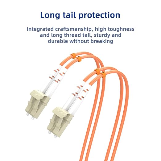 Om1 Fiber Patch Cable, LC/UPC to LC/UPC, 30M/98FT Multimode Duplex 62.5/125µm - Image 5