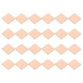 PATIKIL Copper Heatsink Pad Shims, 24 Pcs 15x15x1.2mm Copper Pad Shim IC Chipset GPU CPU Thermal Heatsink for Cooling Laptop Desktop Computer