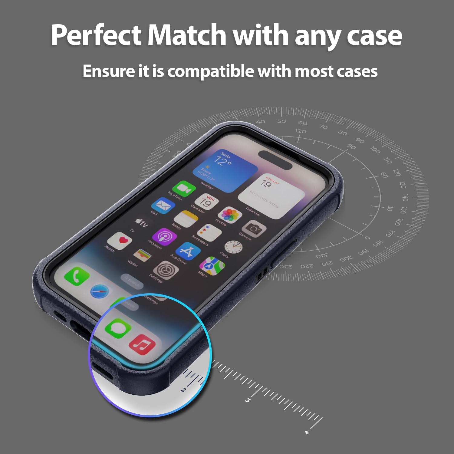 DOME GLASS Whitestone Screen Protector for iPhone 16 Series (iPhone 16 Pro)