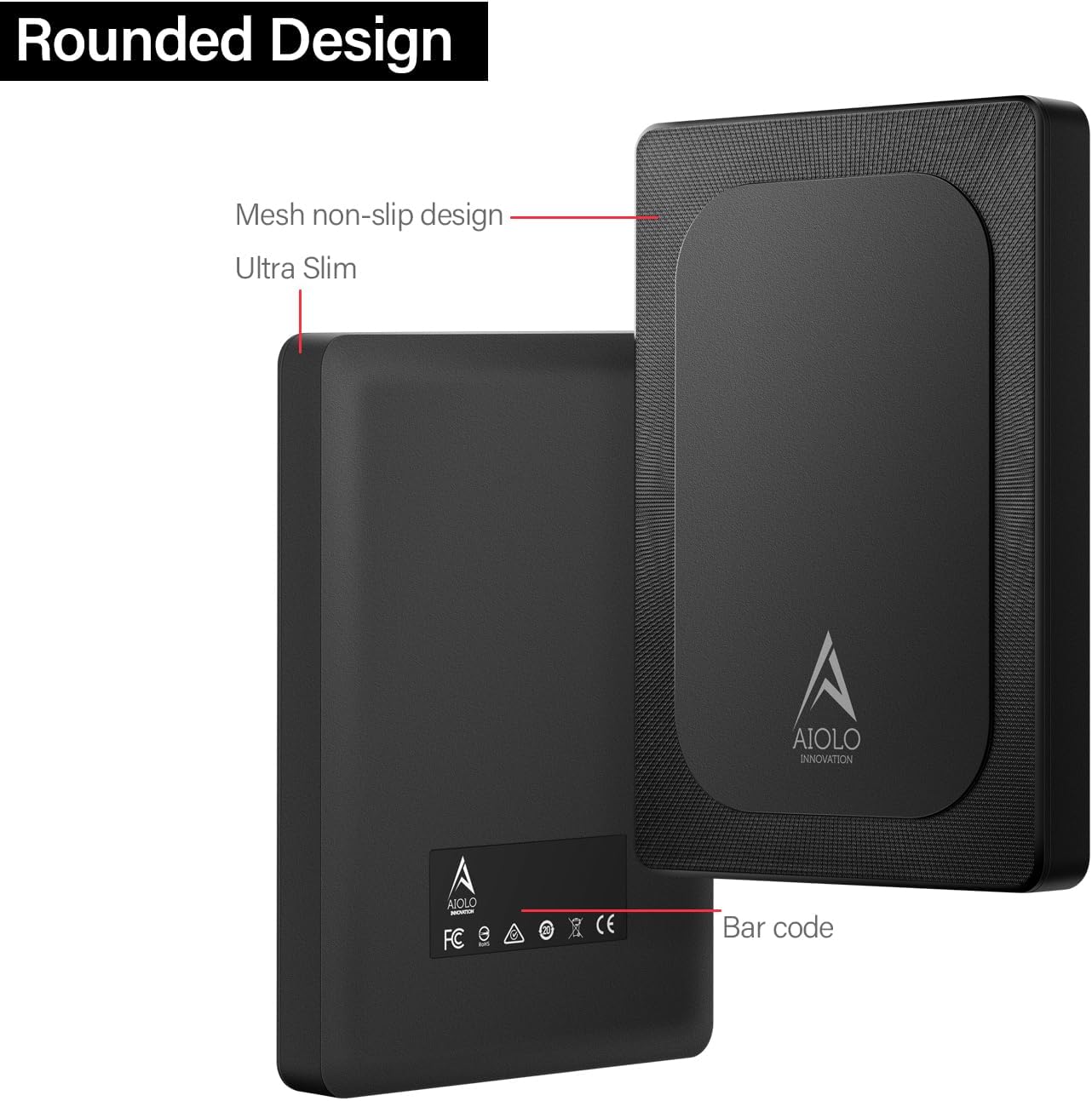 500GB Ultra Slim Portable External Hard Drive HDD-USB 3.0 for PC, Mac, Laptop, PS4, Xbox one,Xbox 360 Model A4