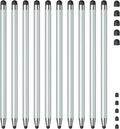 Stylus (10Pcs), Stylus Pen for Touchscreen, High Precision and Sensitivity Stylus Pen for Android Smartphone and Tablets, Compatible with Capacitive Touch Screen (Light Cyan)