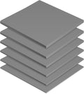 Frienda 6 Pcs Thermal Pad 100 x 100 mm, 0.5 mm, 1 mm, 1.5 mm, 2 mm, 2.5 mm, 3 mm Heat Resistant Conductive Silicone Thermal Pads Conductivity 6.0 W/M for Laptop Heatsink CPU GPU LED Cooler(Gray)