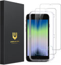UNBREAKcable Protective Glass for iPhone SE 2022/2020, Pack of 2 Screen Protector for iPhone SE 2020/8/7/6/6s, [9H Hardness], 2.5D Double Defense Series Screen Protector, Scratch-Resistant,