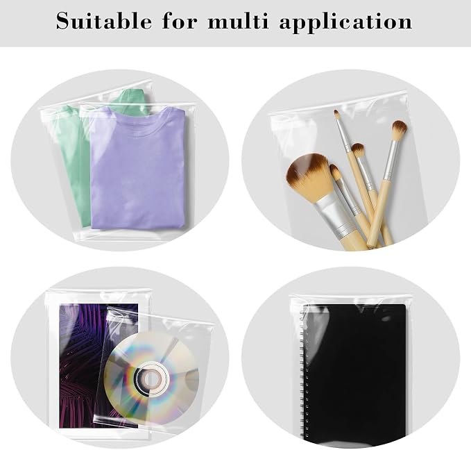 Golden State Art 100 Pack 5x7 Inches Clear Cellophane Cello Bags, Thick - Image 8