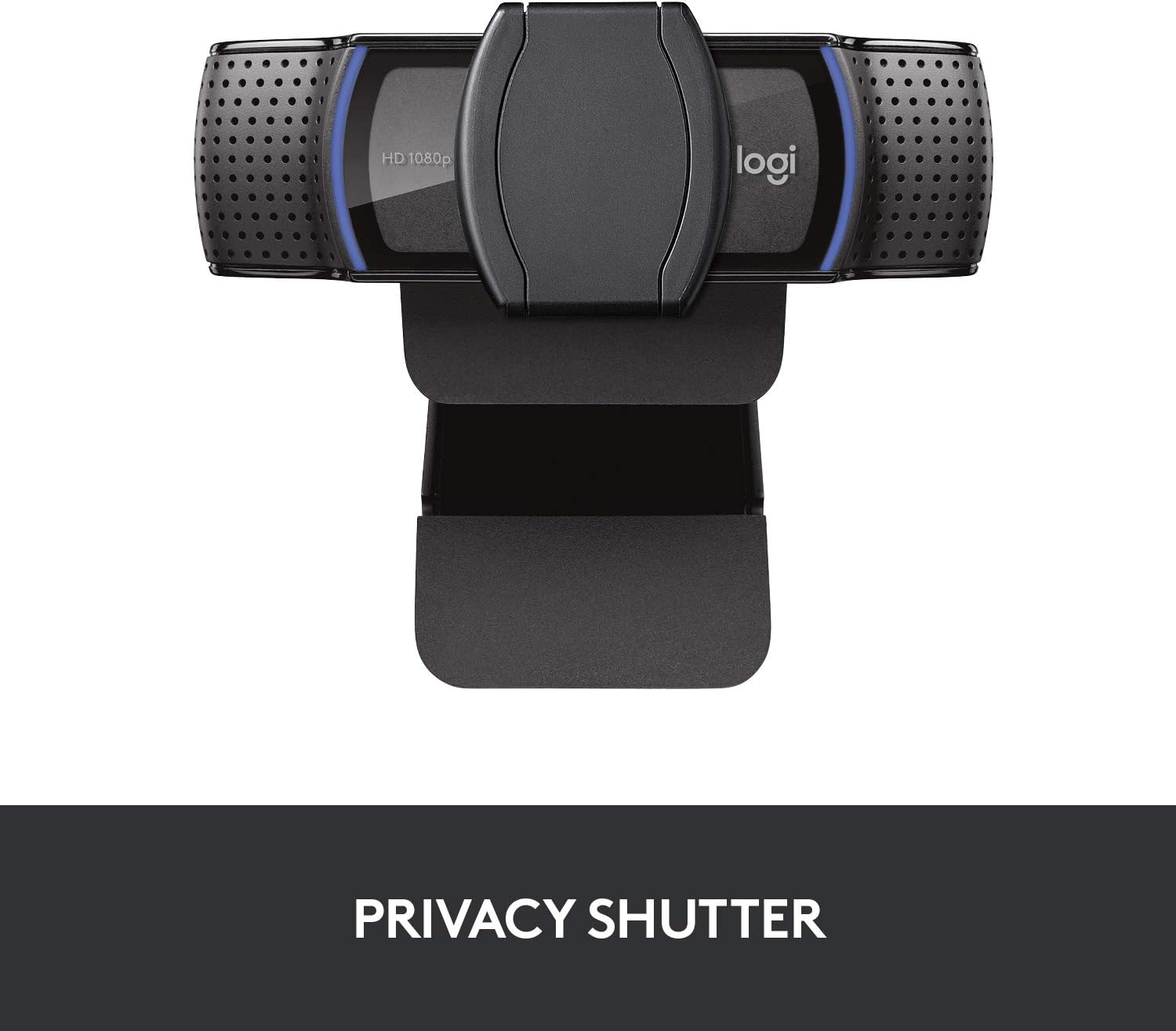 Logitech C920S HD Pro Webcam, Full HD 1080p/30fps Video Calling, Clear Stereo Audio, Light Correction, Privacy Shutter, Works with Skype, Zoom, FaceTime, Hangouts, PC/Mac/Laptop/Tablet/XBox - Black