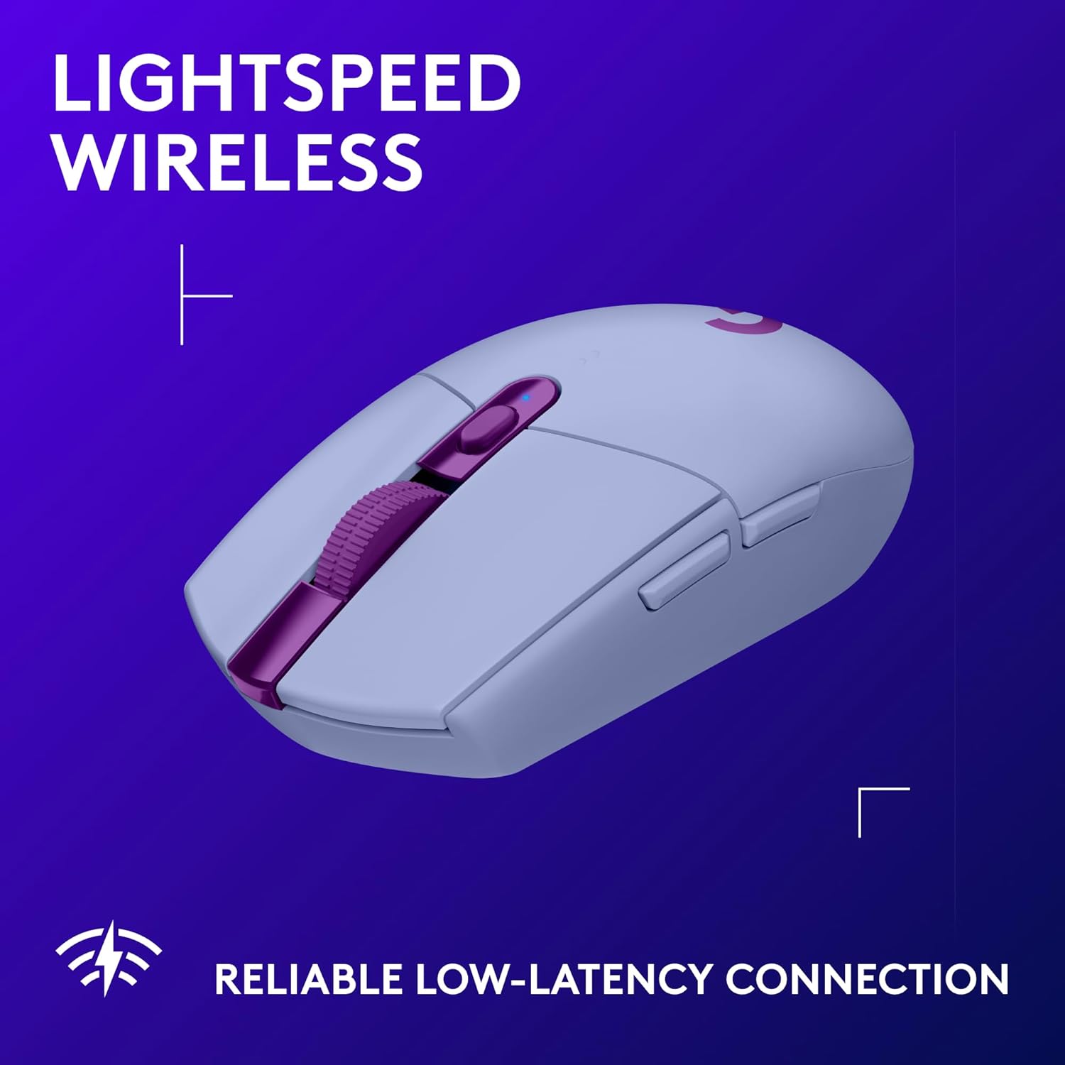 Logitech G305 Lightspeed Wireless Gaming Mouse, Lilac + Yeti Orb RGB Gaming Microphone with LIGHTSYNC, USB Mic for Streaming