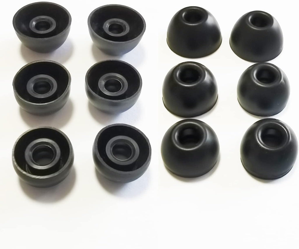 Silicone Ear Tips for Beats Fit Pro Replacement Tips for Beats Fit Pro/Beats Studio Buds Earbuds 6 Pairs LMS Black