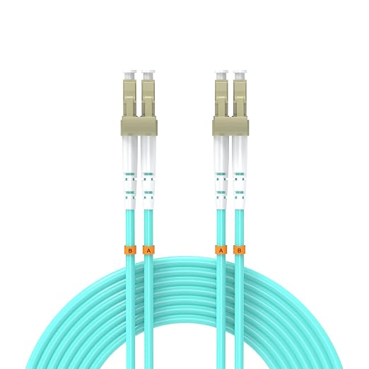 0.6Meter 2ft LC/UPC-LC/UPC 10GB Multi-Mode Fiber Optic Cable LC to LC OM3 LC-LC by Buacoz