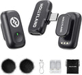 Hollyland Lark A1 Wireless Microphone for iPhone 15/16 & Android, 48kHz/24-bit, 3-Level Intelligent Noise Cancel, Magnetic Mini Microphone for YouTube, Podcast, Vlogging (Black, 2TX + USB-C RX)